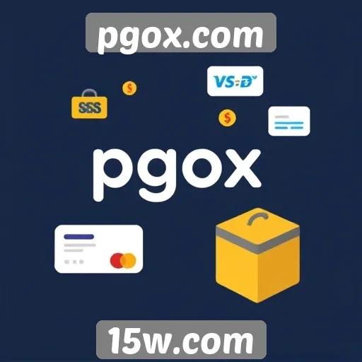 As opções de pagamento disponíveis em pgox.com